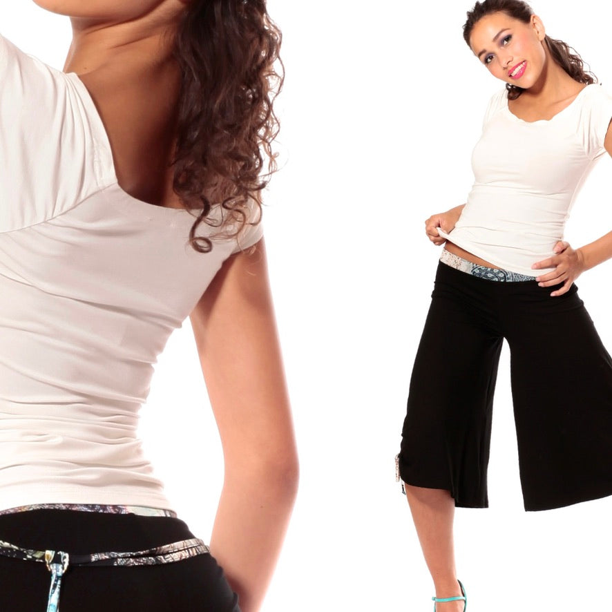 Dance shirt, tango shirt - a unique piece in size M