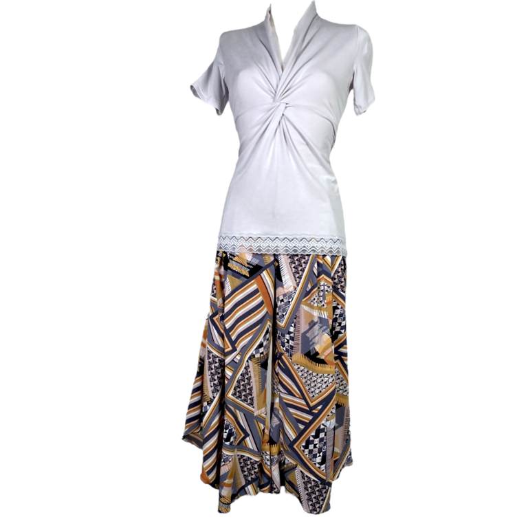 Tanz & Tangoshirt Knotenshirt - ein Unikat in Gr. M