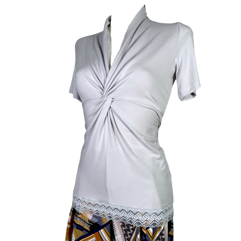 Tanz & Tangoshirt Knotenshirt - ein Unikat in Gr. M