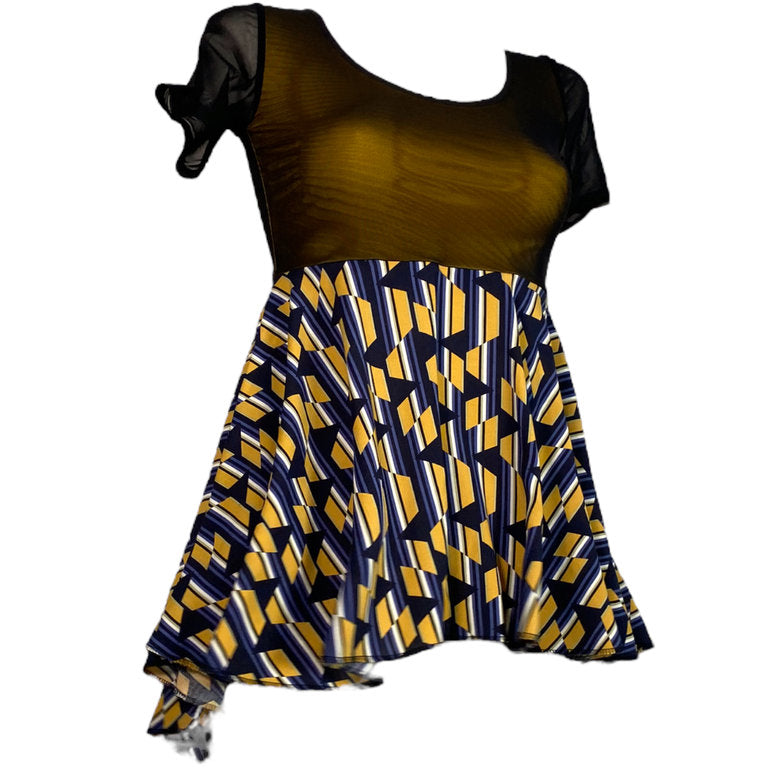 Tanzshirt Tangoshirt - ein Unikat Gr. S