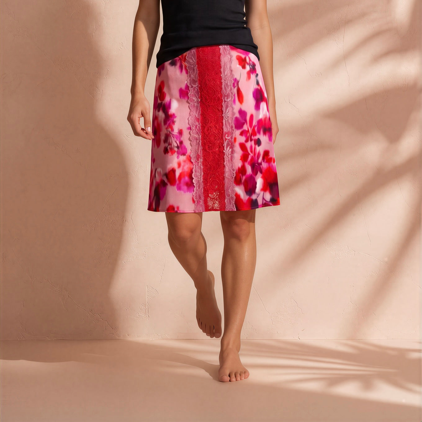 Tango skirt dance skirt - a unique piece in size L