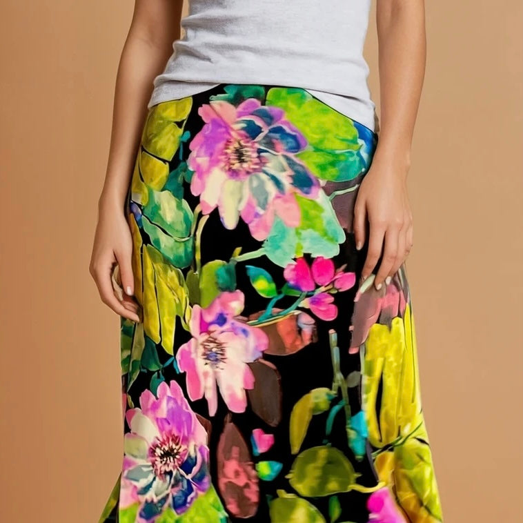 Tango skirt, wrap skirt, dance skirt - a unique piece in sizes XS / S / M