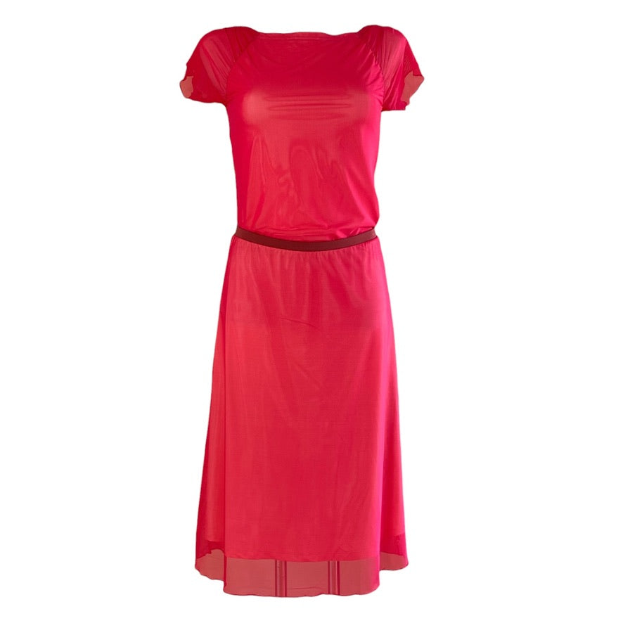 Falda de tango, falda de baile - una pieza única en talla S - Candy-Mesh sobre viscosa color crema