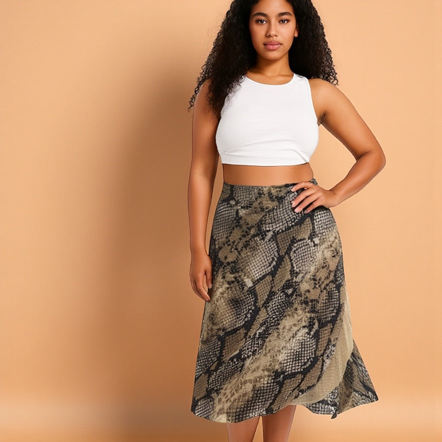 Tangorock Wickelrock Tanzrock - ein Unikat in Gr. XS / S / M