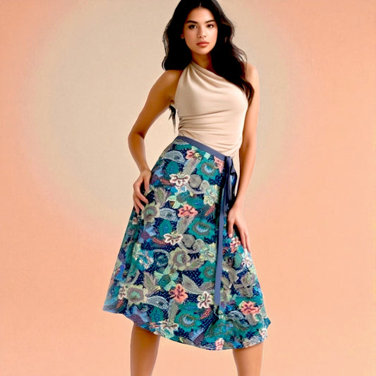 Tangorock Wickelrock Tanzrock - ein Unikat in Gr. XS / S / M