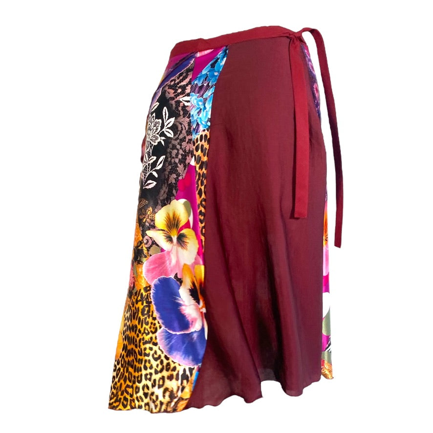 Tango skirt, wrap skirt, dance skirt - a unique piece in sizes XS / S / M