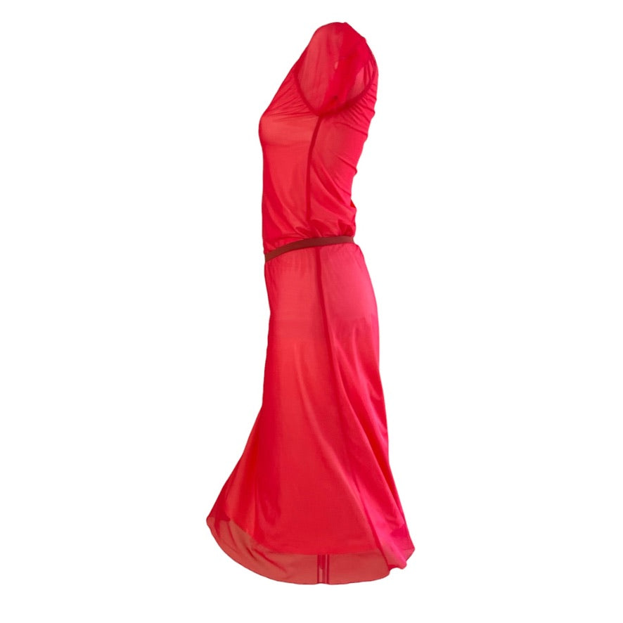 Falda de tango, falda de baile - una pieza única en talla S - Candy-Mesh sobre viscosa color crema