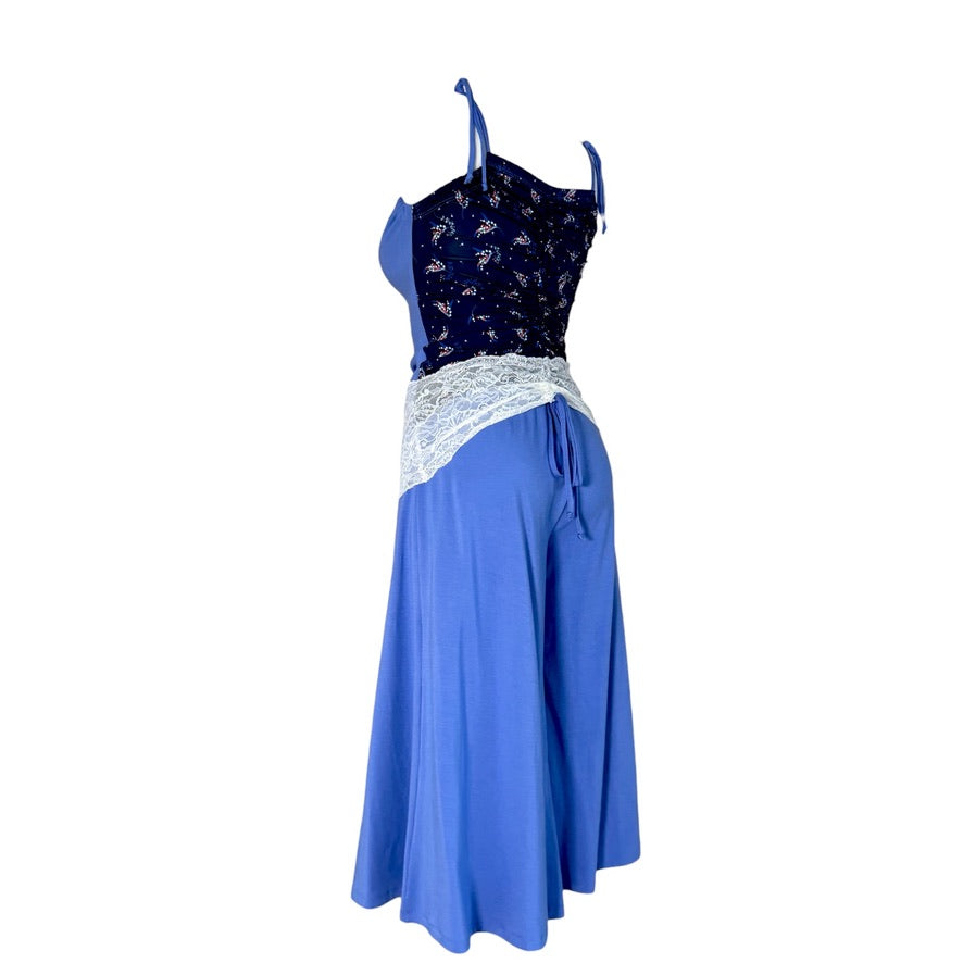 Tangohose Tanzhose - Tanzculotte in Himelblau - LIMITIERTE STÜCKZAHL