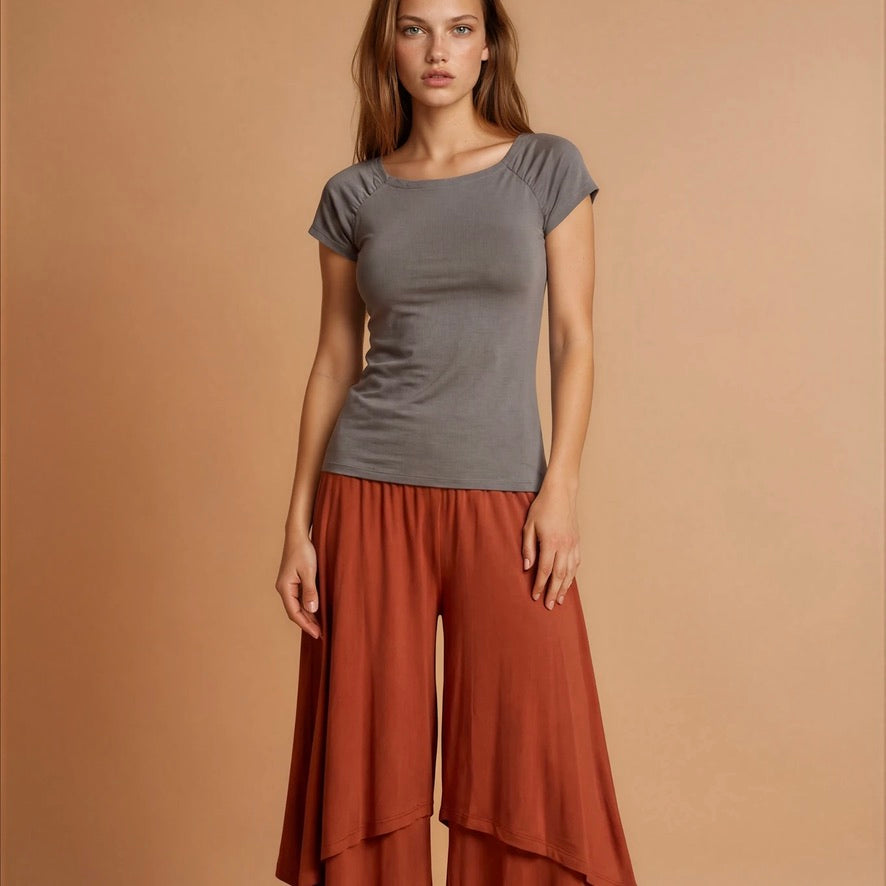 Tanzhose - LIMITIERTE TANGOHOSE in BURNED ORANGE