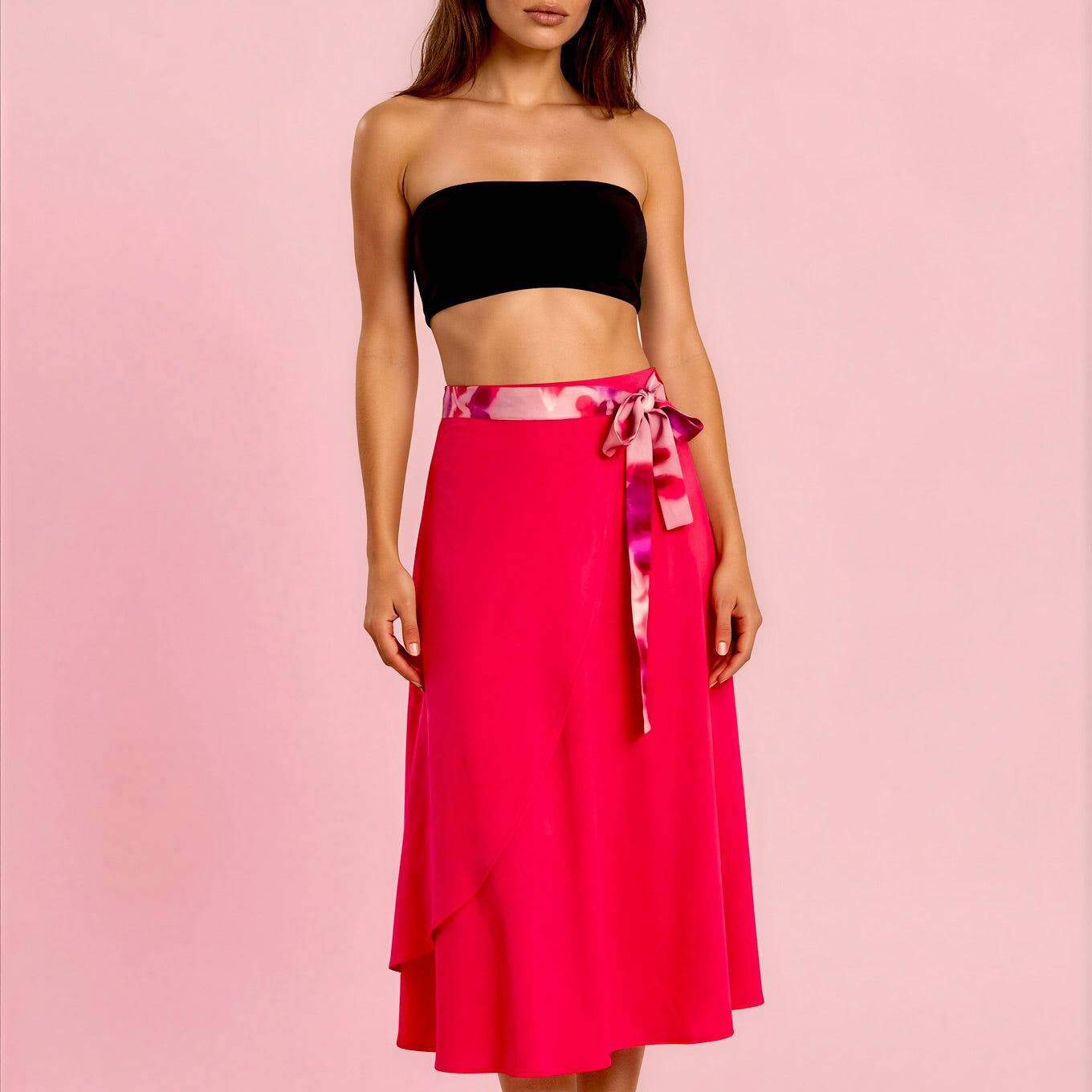 Tango skirt, wrap skirt, dance skirt - a unique piece in sizes L / XL / XXL