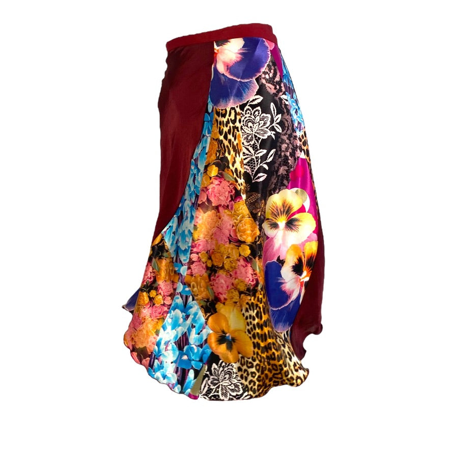 Tango skirt, wrap skirt, dance skirt - a unique piece in sizes XS / S / M