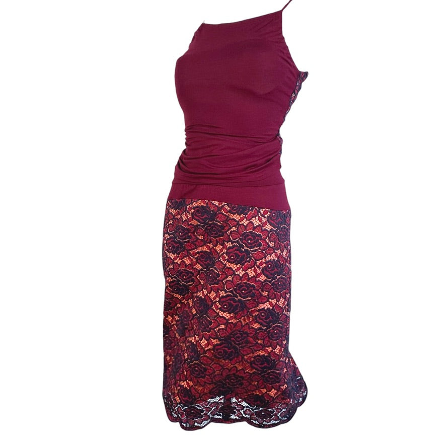 Dance top, tango top - a unique piece in size XS