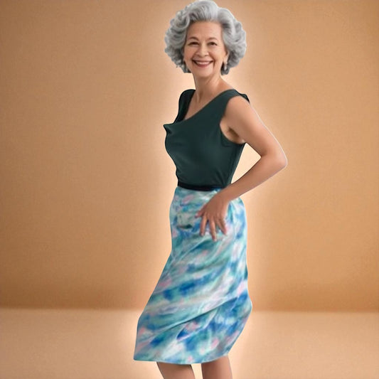 Tangorock Wickelrock Tanzrock - ein Unikat in Gr. XS / S / M