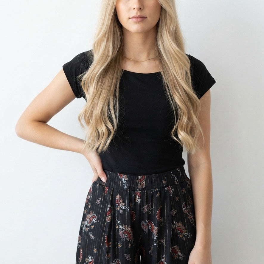 Tanzshirt Boston - der feminine Allrounder mit Carmen-Charme - jetzt auch in Gr. XL