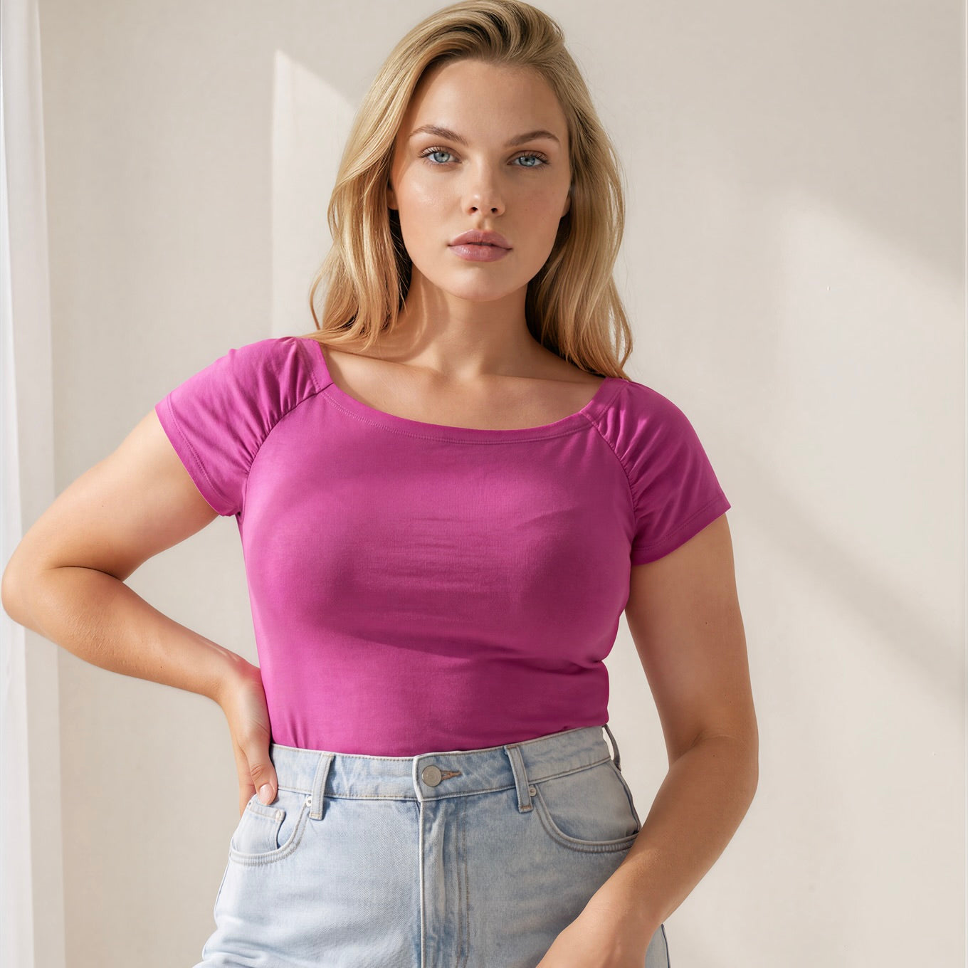 Tanzshirt Tangoshirt  - in Farbe WILDE ORCHIDEE - LIMITIERTE STÜCKZAHL - jetzt auch in Gr. XL