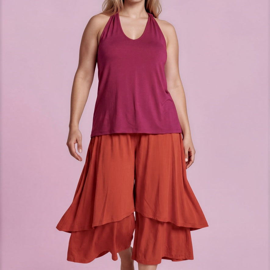 Pantalón de baile y tango Lisboa - Cómodo como pantalón, femenino como falda, limitado como nada más - ahora también en talla XL