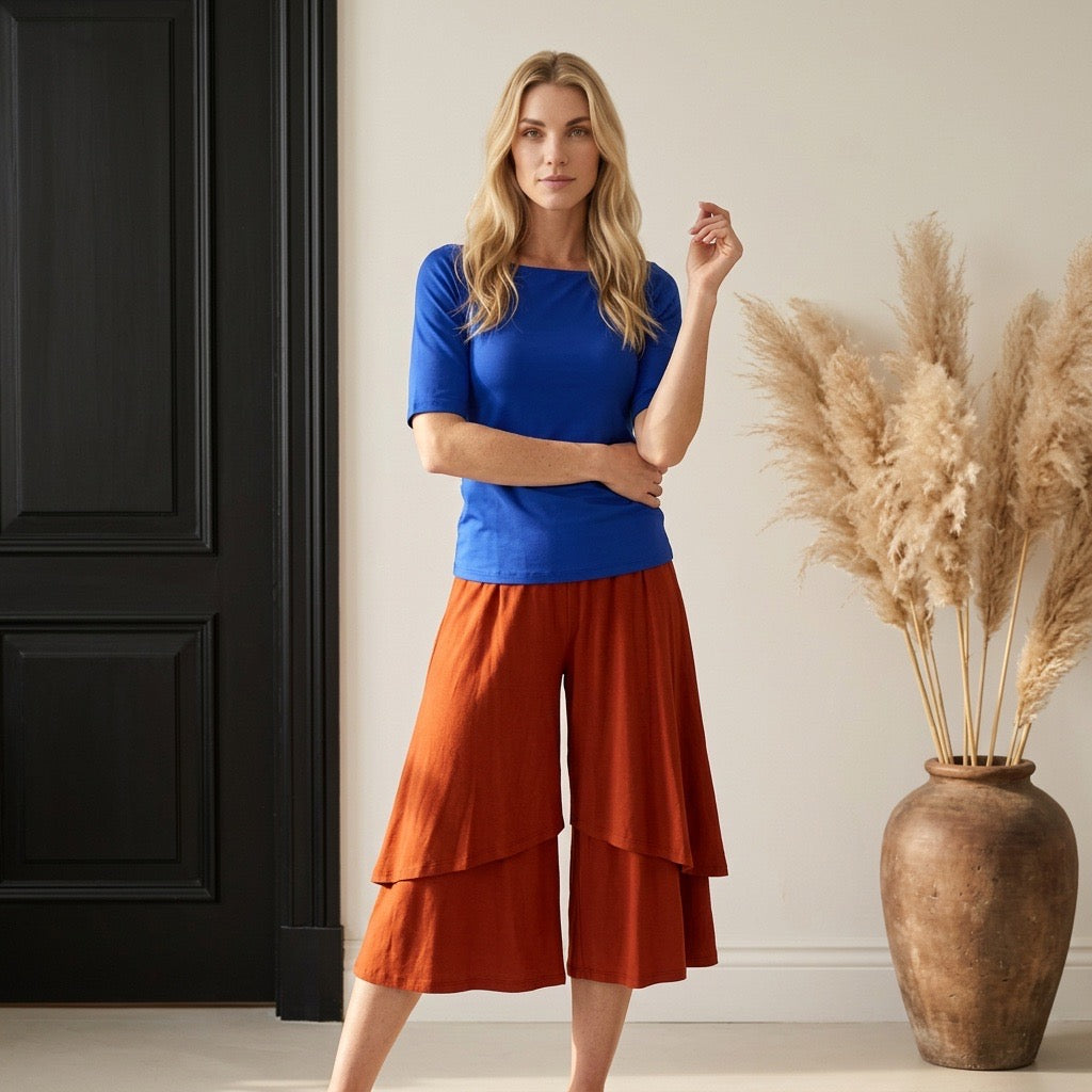 Pantalón de baile y tango Lisboa - Cómodo como pantalón, femenino como falda, limitado como nada más - ahora también en talla XL