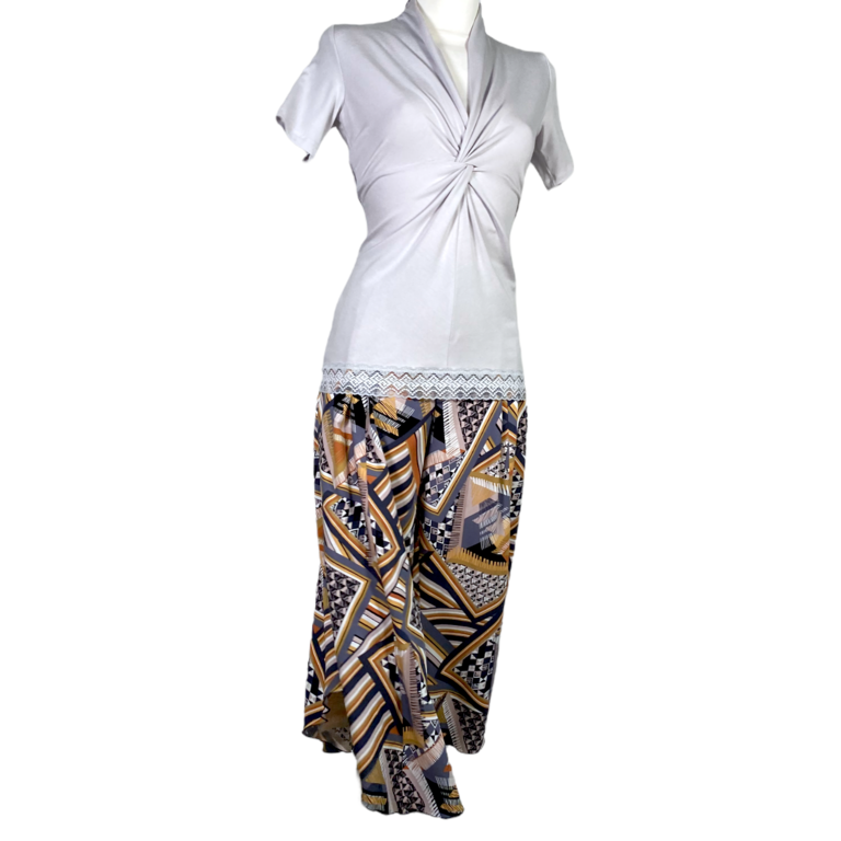 Tanz & Tangoshirt Knotenshirt - ein Unikat in Gr. M