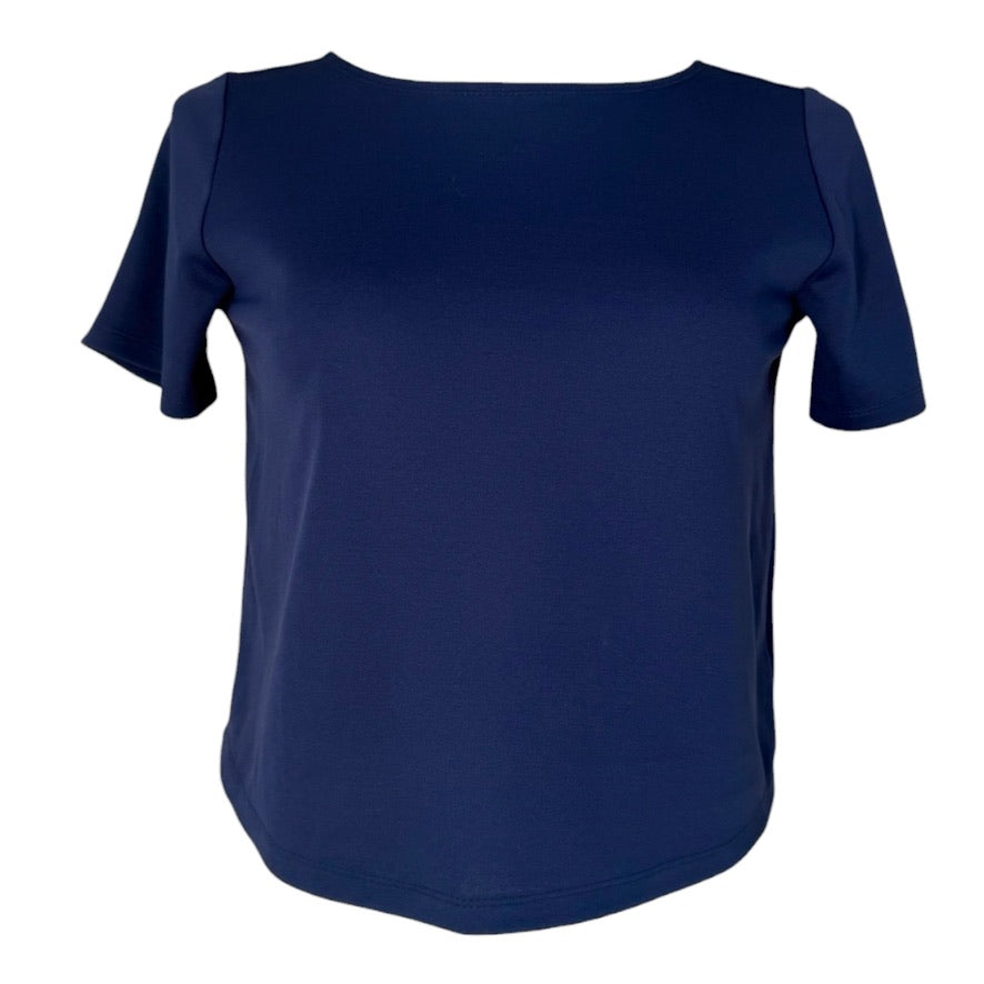 Tangoshirt Tanzshirt- Cropshirt in Marineblau - nur 2x in Gr. M/L