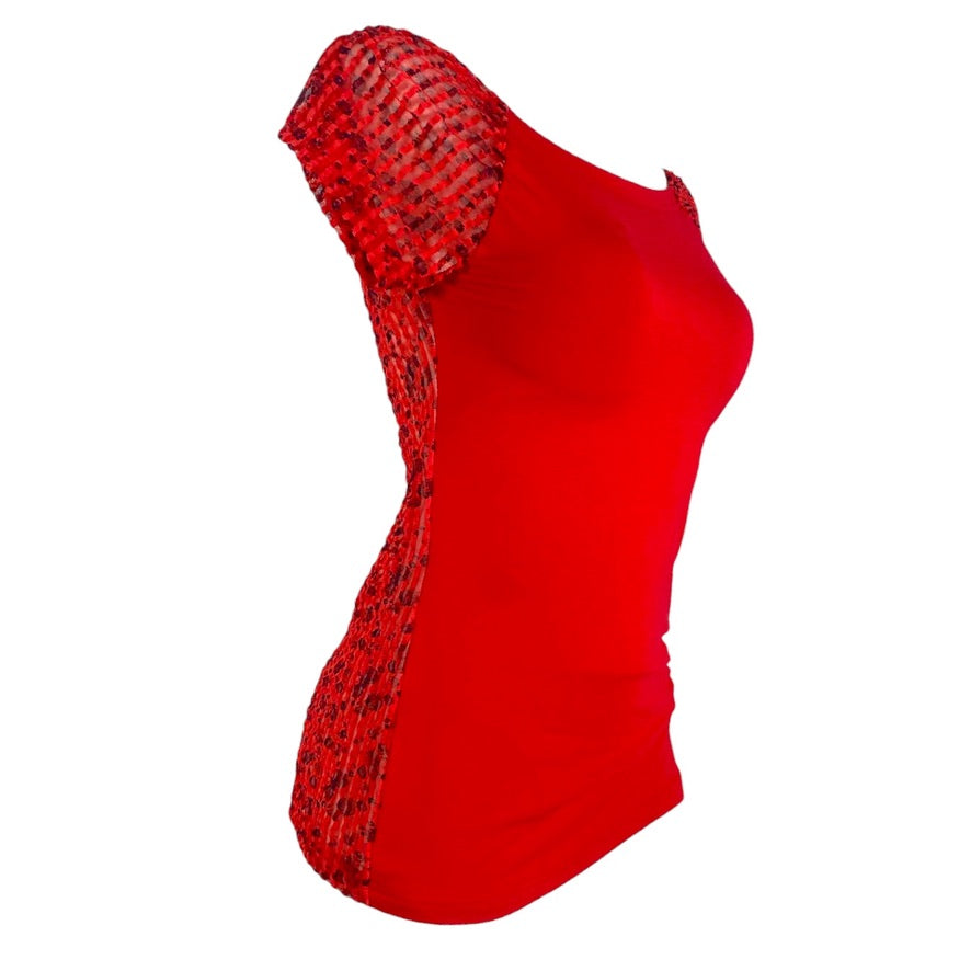 Tanzshirt Tangoshirt  - ein Unikat in Gr. M