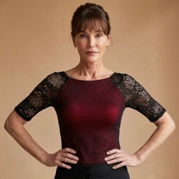 Dance shirt, tango shirt - a unique item in size S