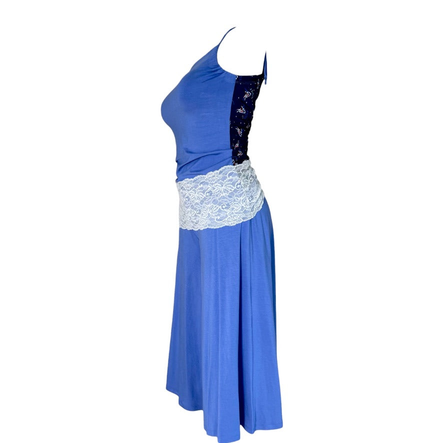 Tangohose Tanzhose - Tanzculotte in Himelblau - LIMITIERTE STÜCKZAHL