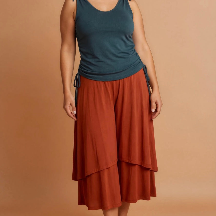 Tanzhose - LIMITIERTE TANGOHOSE in BURNED ORANGE