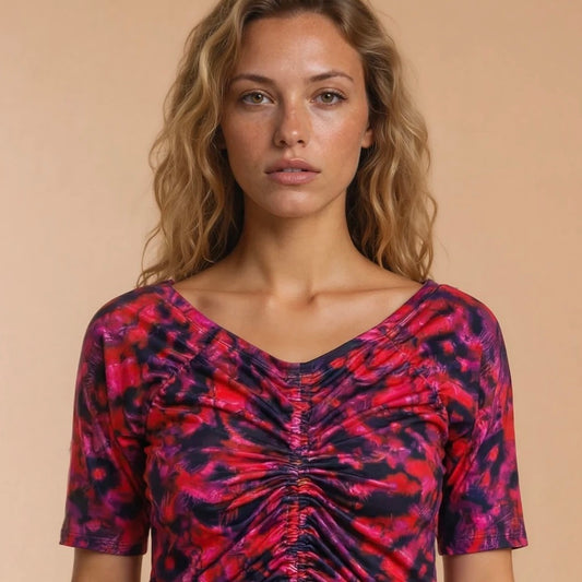 Tanzshirt Tangoshirt - ein Unikat in Größe L