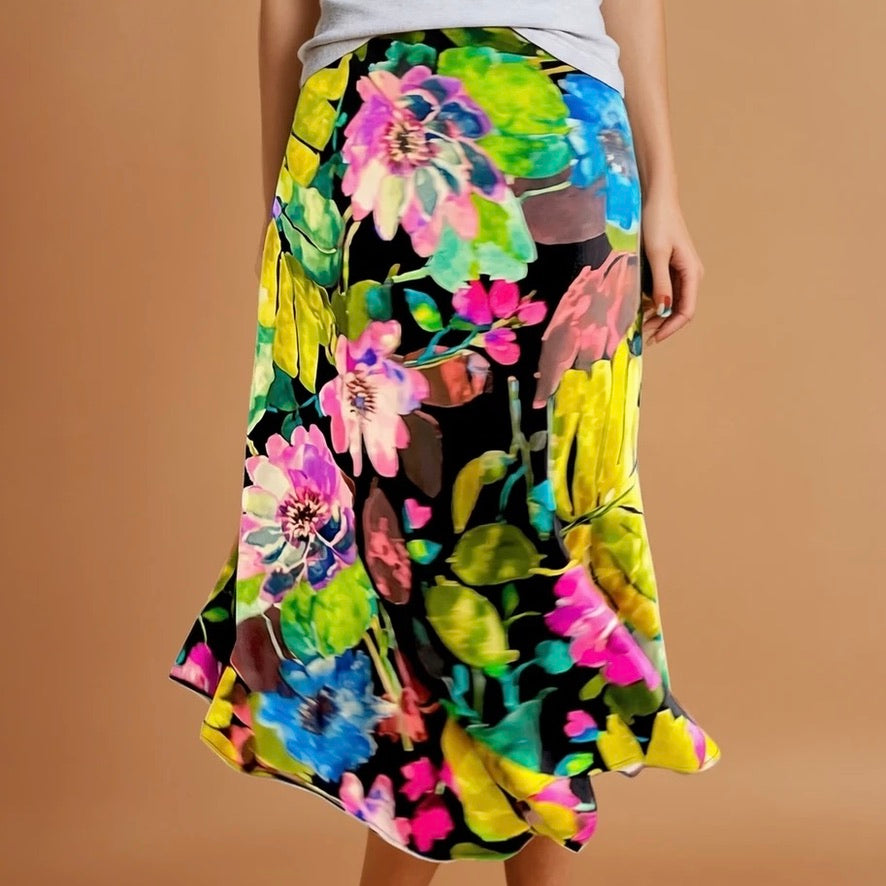 Tango skirt, wrap skirt, dance skirt - a unique piece in sizes XS / S / M