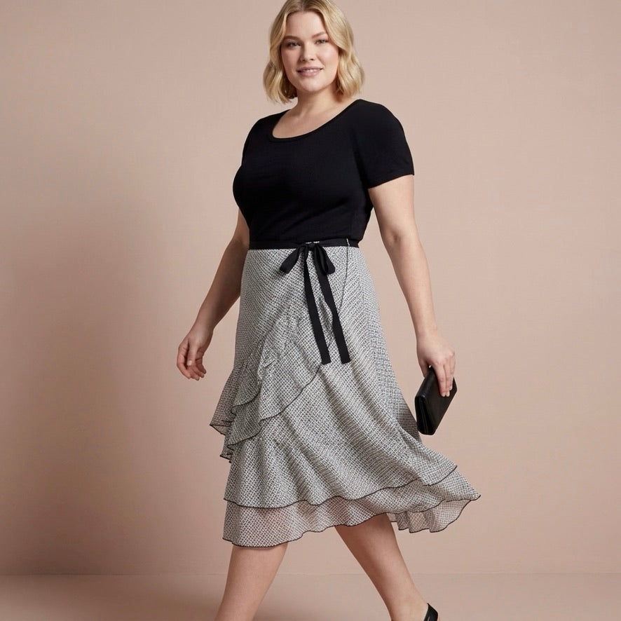 Tanzshirt Boston - der feminine Allrounder mit Carmen-Charme - jetzt auch in Gr. XL