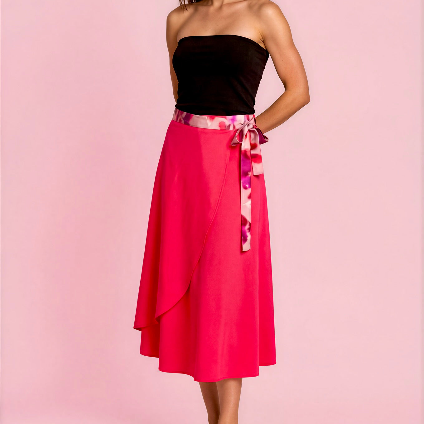 Tango skirt, wrap skirt, dance skirt - a unique piece in sizes L / XL / XXL