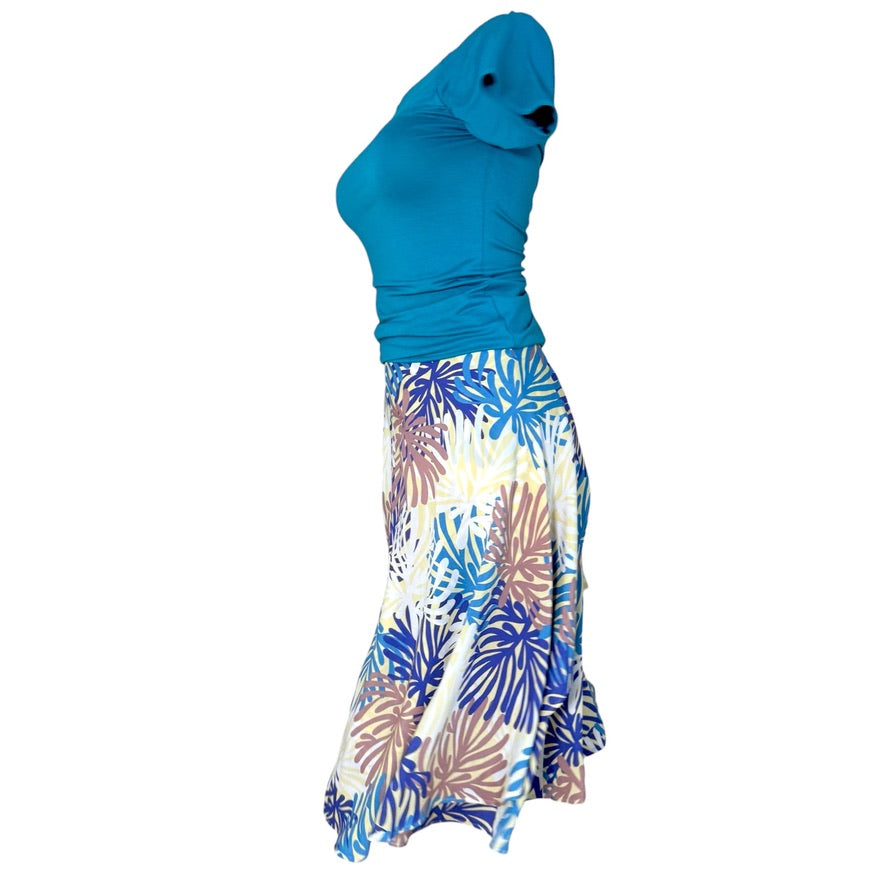 Tanzshirt Tangoshirt - in Farbe DEEP LAGOON - Raglanshirt mit Tunnelzug im Rücken - LIMITIERTE STÜCKZAHL