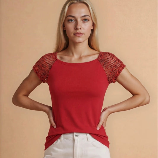 Tanzshirt Tangoshirt  - ein Unikat in Gr. M