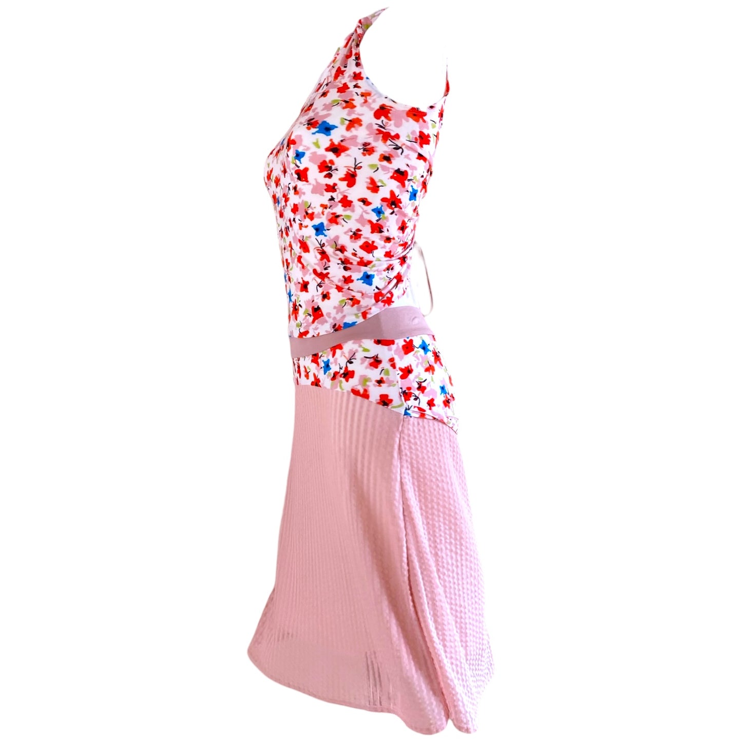 Tangotop Tanztop  - ein Unikat in Gr. XS - Streublumen auf Creme