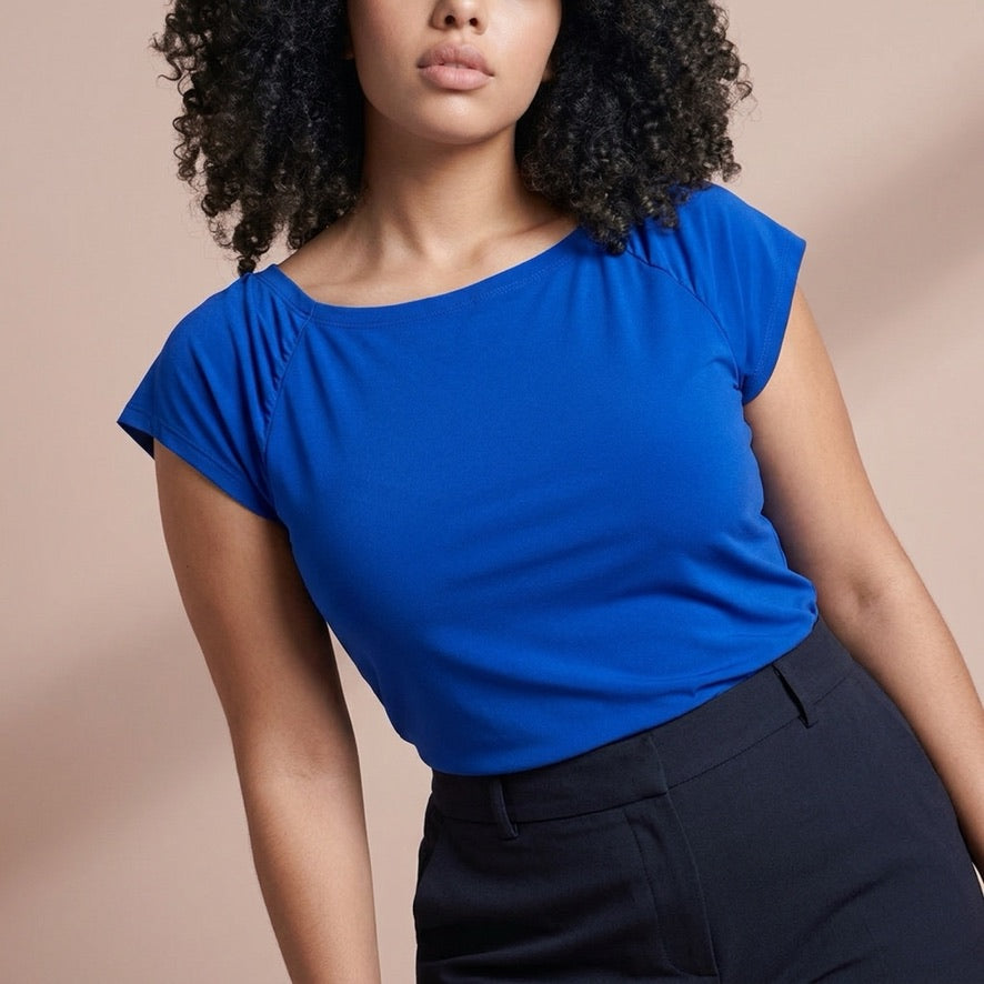 Tanzshirt Tangoshirt  - in Farbe AZUR - LIMITIERTE STÜCKZAHL - jetzt auch in Gr. XL