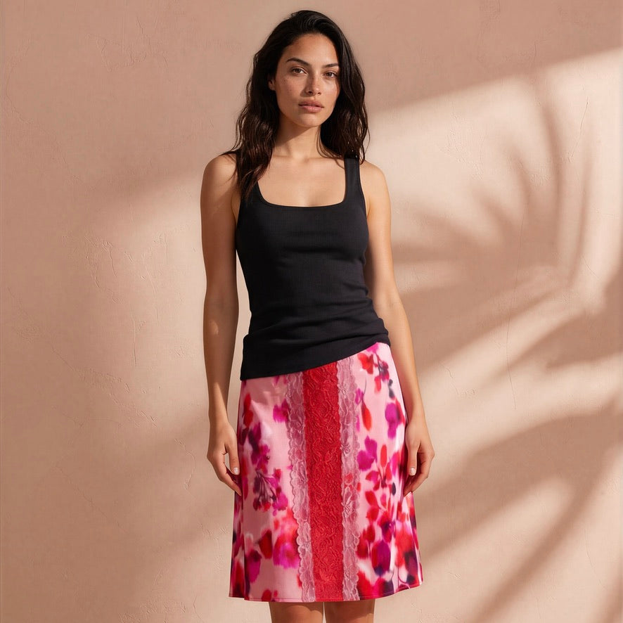 Tango skirt dance skirt - a unique piece in size L