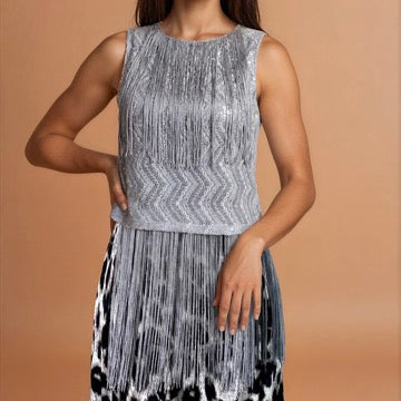 Tango top dance top - a unique piece in size XS
