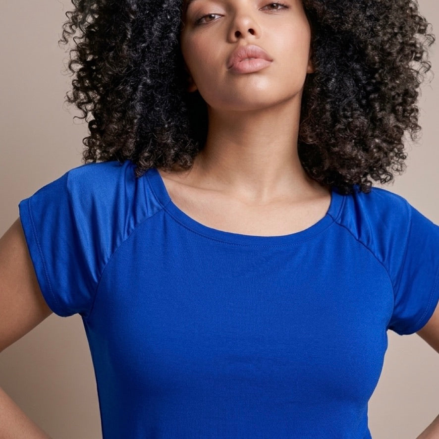 Tanzshirt Tangoshirt  - in Farbe AZUR - LIMITIERTE STÜCKZAHL - jetzt auch in Gr. XL