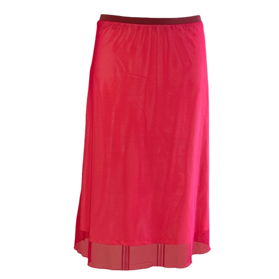 Falda de tango, falda de baile - una pieza única en talla S - Candy-Mesh sobre viscosa color crema