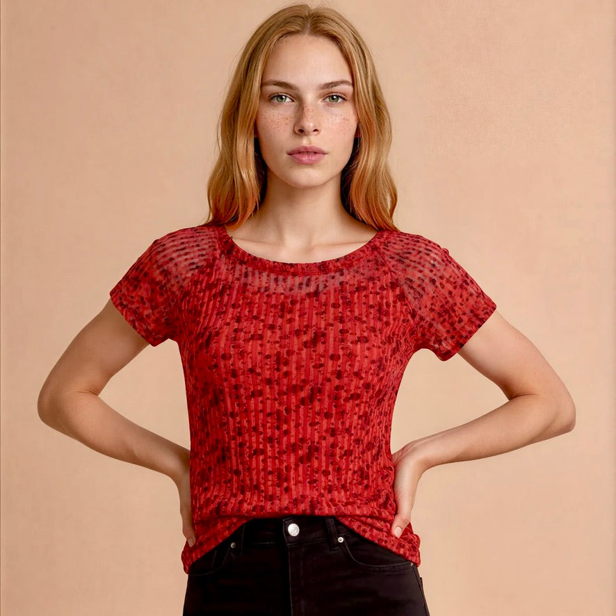 Tanzshirt Tangoshirt  - ein Unikat in Gr. L