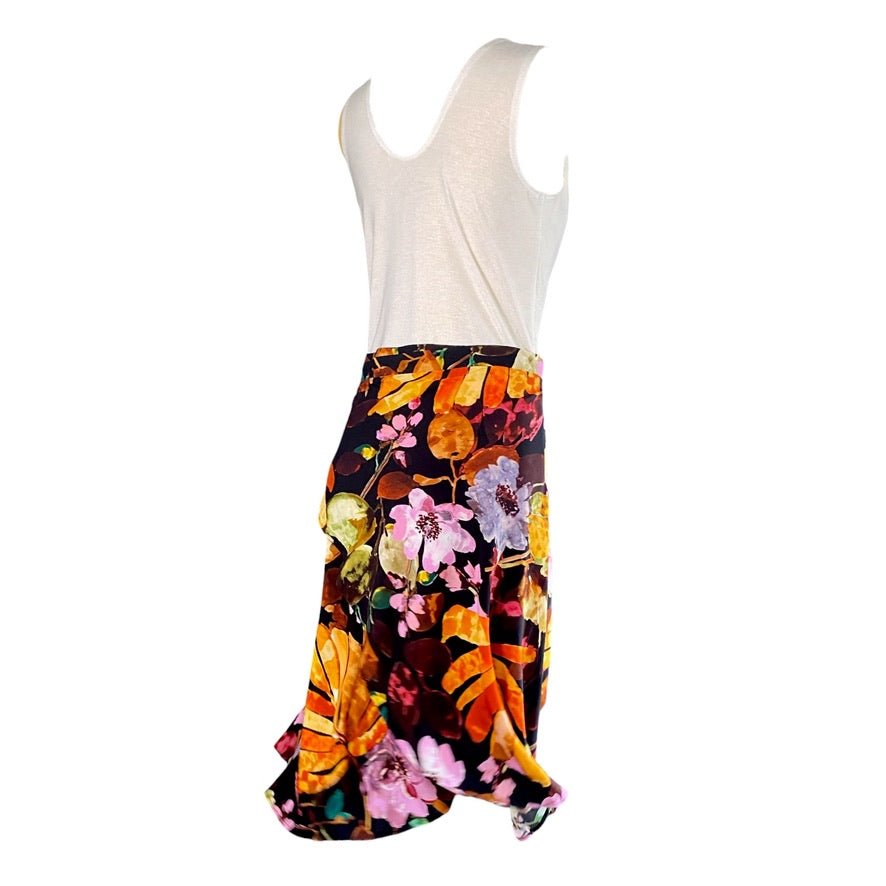 Tango skirt, wrap skirt, dance skirt - a unique piece in sizes XS / S / M