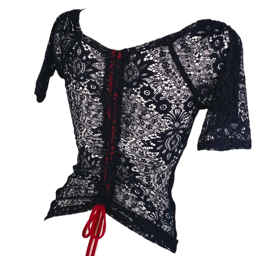 Dance shirt, tango shirt - a unique item in size S