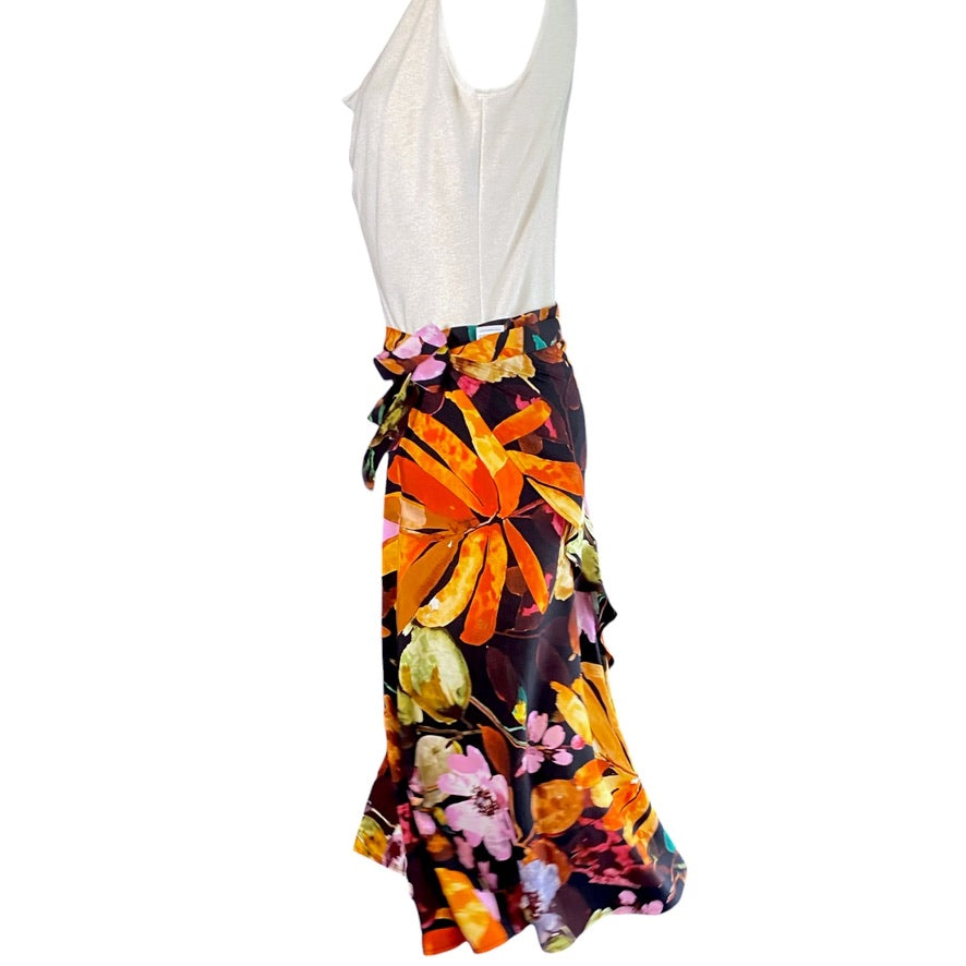 Tango skirt, wrap skirt, dance skirt - a unique piece in sizes XS / S / M