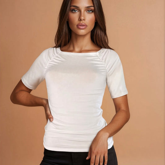 Tanzshirt Tangoshirt - in Farbe COCONUT VANILLA - LIMITIERTE STÜCKZAHL
