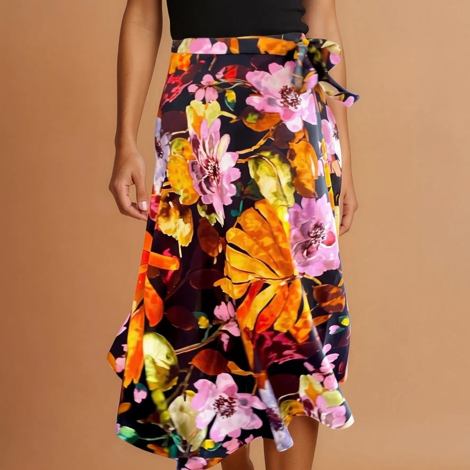 Tango skirt, wrap skirt, dance skirt - a unique piece in sizes XS / S / M