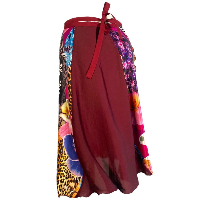 Tango skirt, wrap skirt, dance skirt - a unique piece in sizes XS / S / M