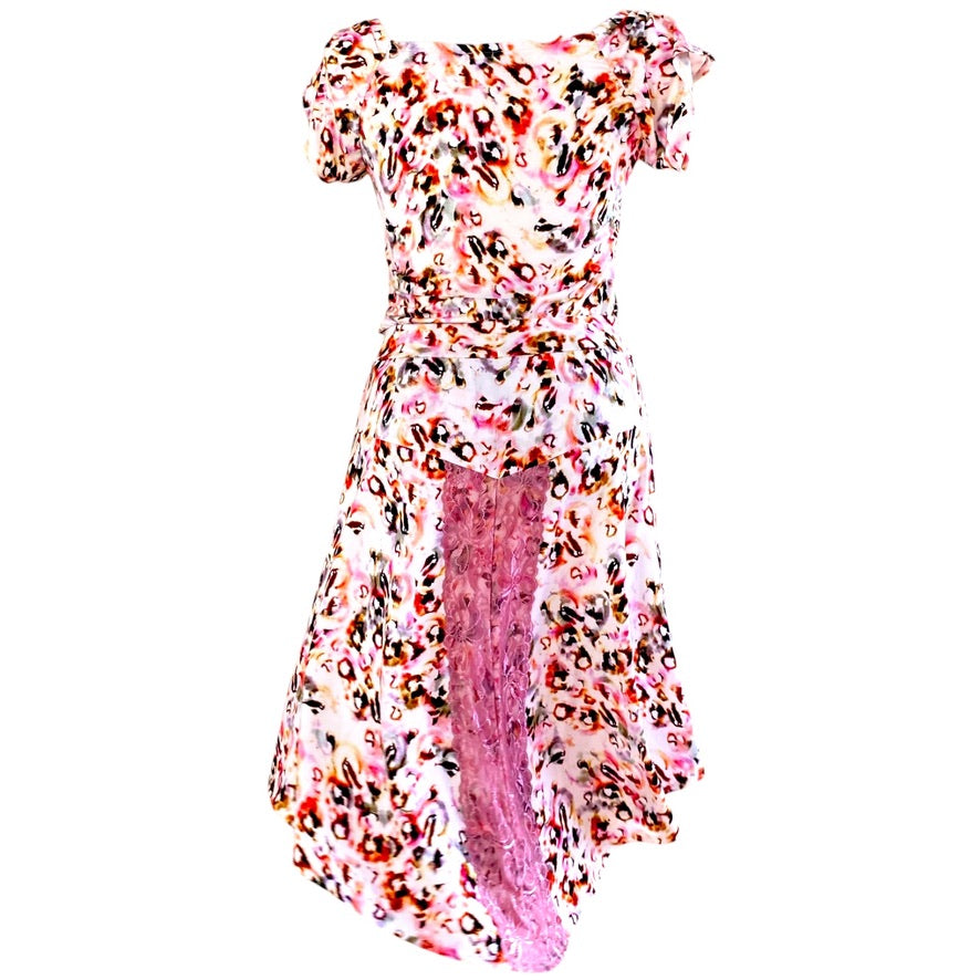 Tango skirt dance skirt - a unique piece in size L