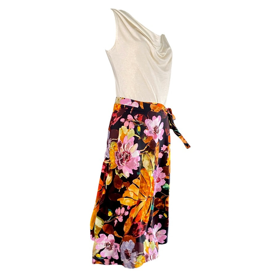 Tango skirt, wrap skirt, dance skirt - a unique piece in sizes XS / S / M
