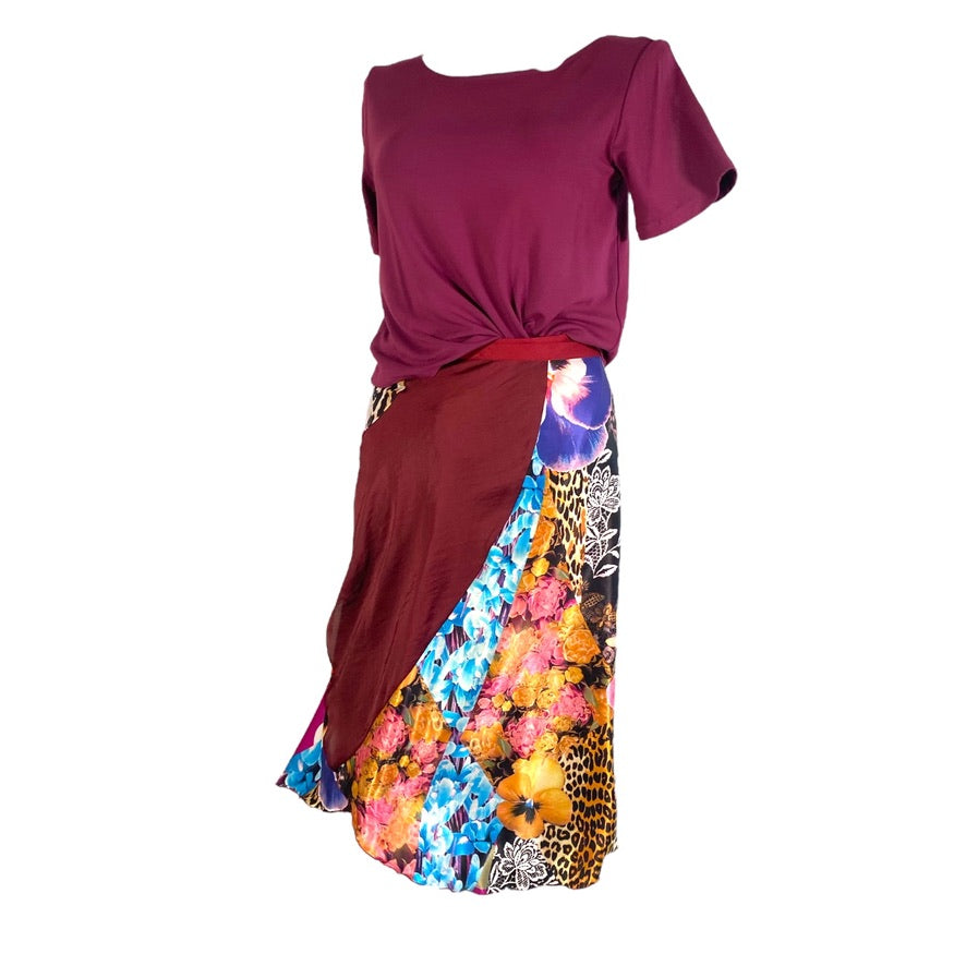 Tango skirt, wrap skirt, dance skirt - a unique piece in sizes XS / S / M