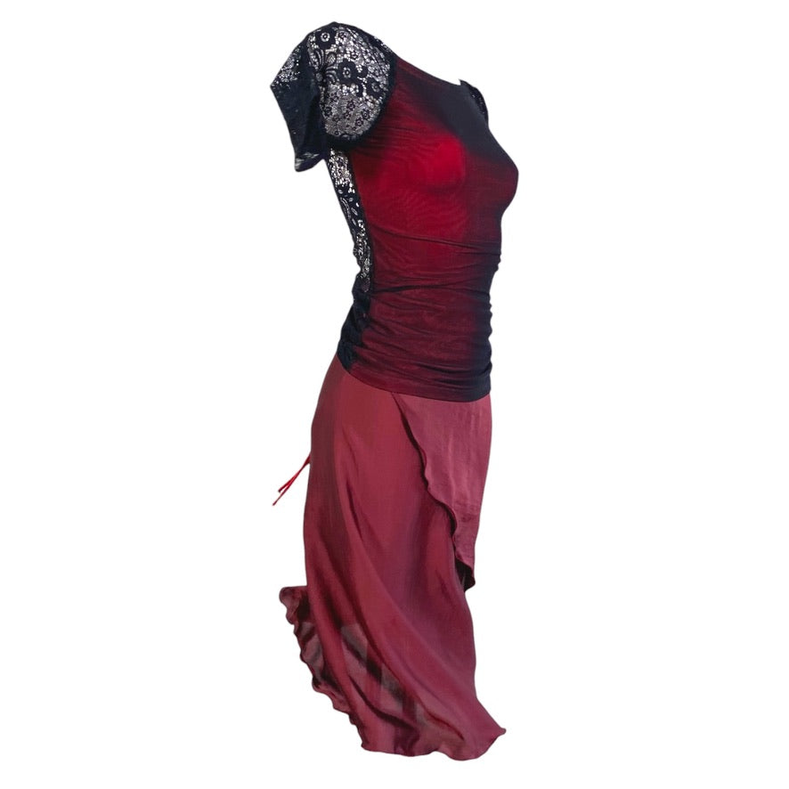 Dance shirt, tango shirt - a unique item in size S